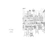 Intérieurs Carnet de coloriage - Zoe de Las Cases