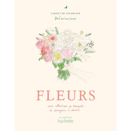 Fleurs Carnet de coloriage - Zoé de Las Cases