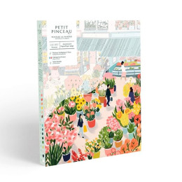 Coffret Peinture au numéro - FLOWER MARKET