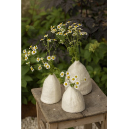 Set de 3 cache-vases clochettes Naturel