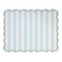 Set de table Roméo rayures bleu 35X48