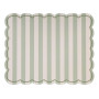 Set de table Roméo rayures matcha 35X48