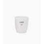 Tasse gobelet LOVE coeur doré
