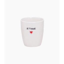 Gobelet tasse message Je T'aime