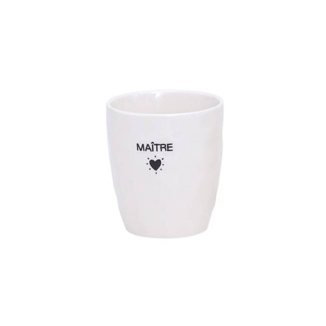 Gobelet tasse message Maître