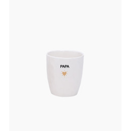 Gobelet tasse message Papa doré