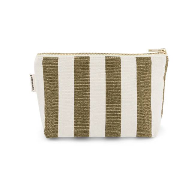 Pochette Sofia Stripes olive beige