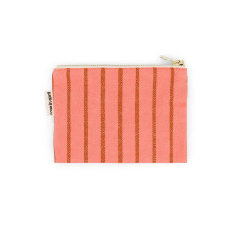 Porte-monnaie Marie tennis pécan corail