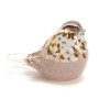 Sulfure oiseau rose et doré