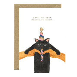 Carte de vœux Wathever Cat