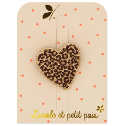 Broche cœur Léo