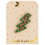 Broche éclair léopard
