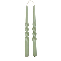 Bougies Twist Dusty Green