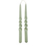 Bougies Twist Dusty Green