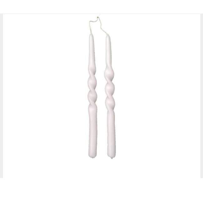 Bougies Twist Blanc