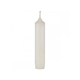 Bougie blanche courte