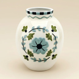 Vase Yoshi bleu