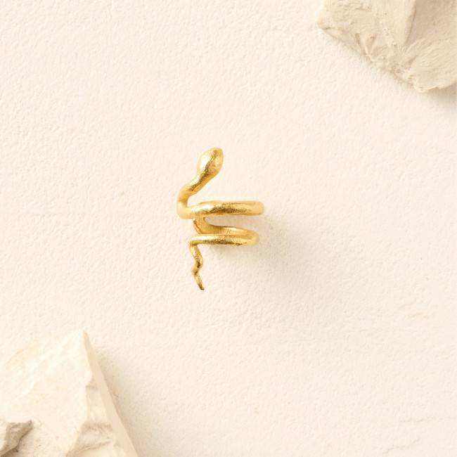 Ear cuff Talaia plaqué or