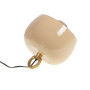 Grande Lampe boule beige doré