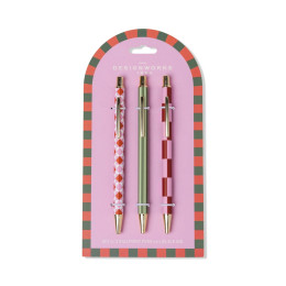 Set de 3 stylos Paddywax Rose
