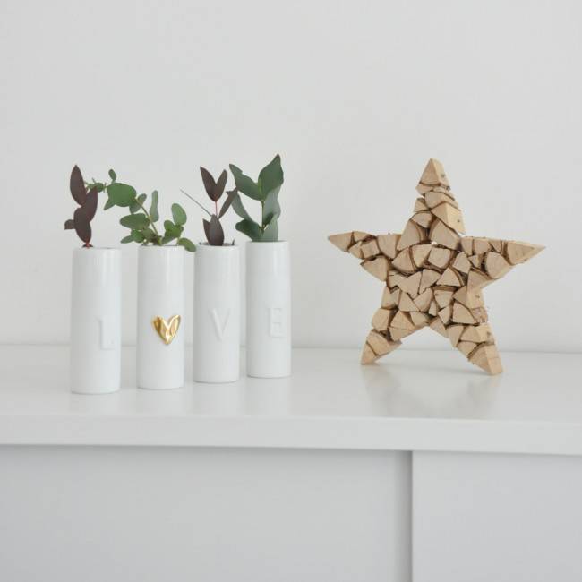 Minis vases love de Räder Scandimag Déco