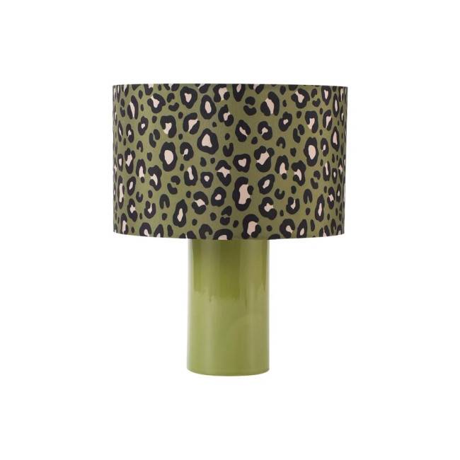 Lampe léopard kaki