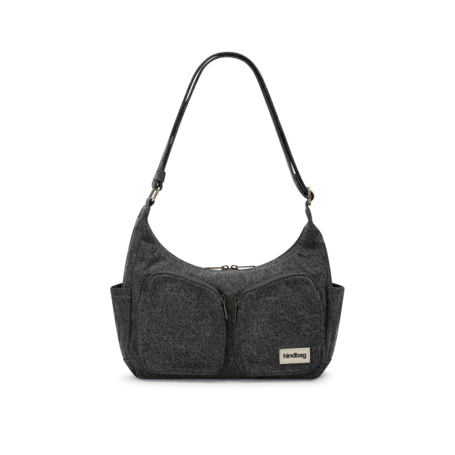 Sac multipocket Emile denim gris réédition