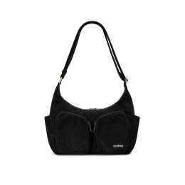 Sac multipocket emile velours noir