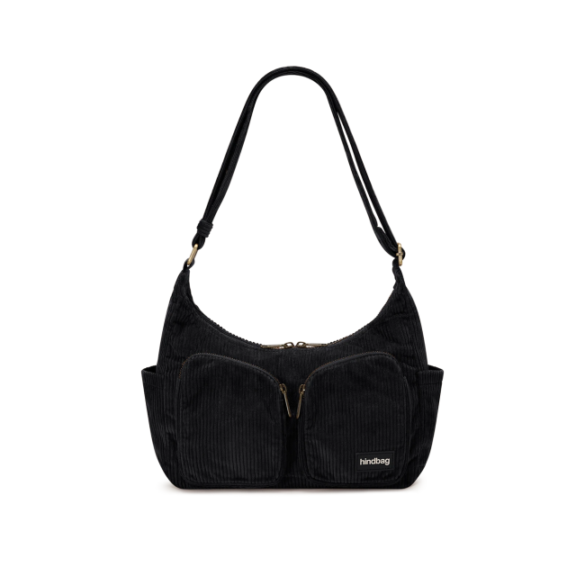 Sac multipocket emile velours noir