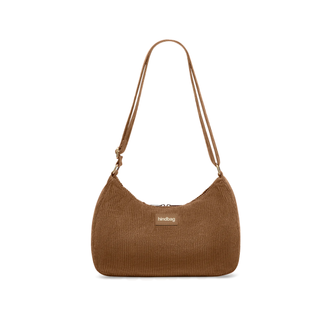 Sac bandoulière rosa velours macchiato