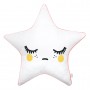 Coussin enfant étoile Sleepy Dolly Star joues jaunes