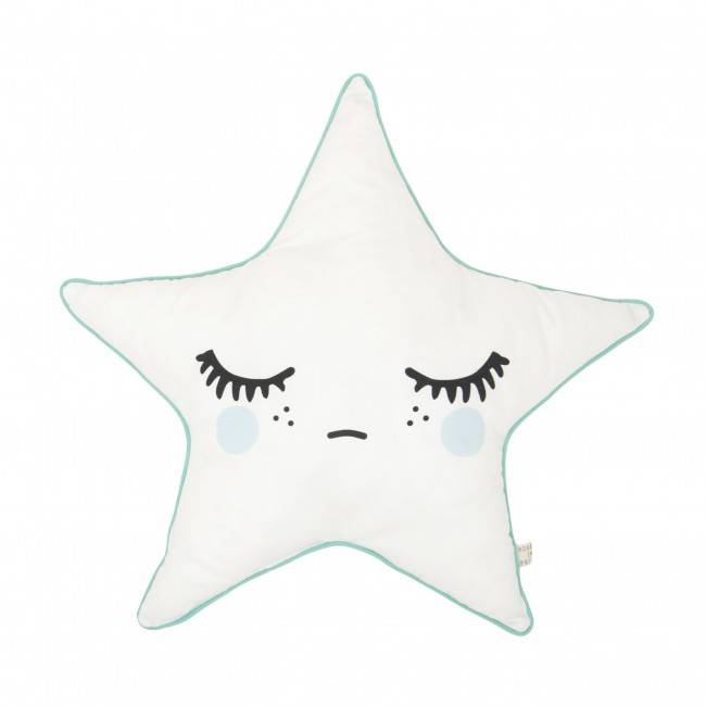 Coussin enfant Sleepy Dolly Star joues bleues