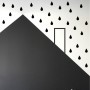 Sticker goutte noir