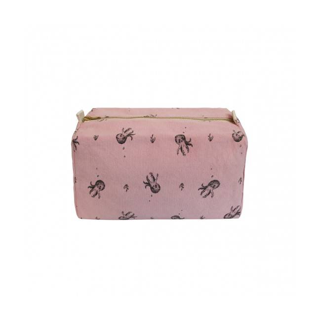 Trousse de toilette bébé Vic vieux rose