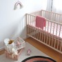 Drap housse bébé Olivia poulpe vieux rose