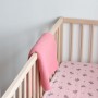 Drap housse bébé Olivia poulpe vieux rose