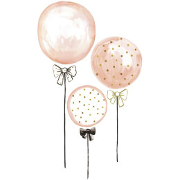 Sticker enfant Ballons roses