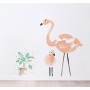 Sticker déco enfant Flamant Rose