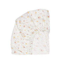 Drap housse bébé Olivia Fleuri