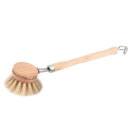 Brosse à vaisselle en bois de Hêtre avec 4 recharges