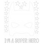 Grand Stickers Décoratif Super Héros