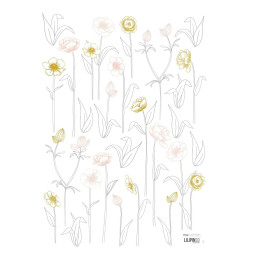 Sticker enfant petites fleurs