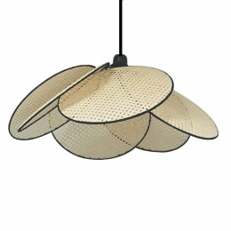 Suspension cannage en rotin Fleur