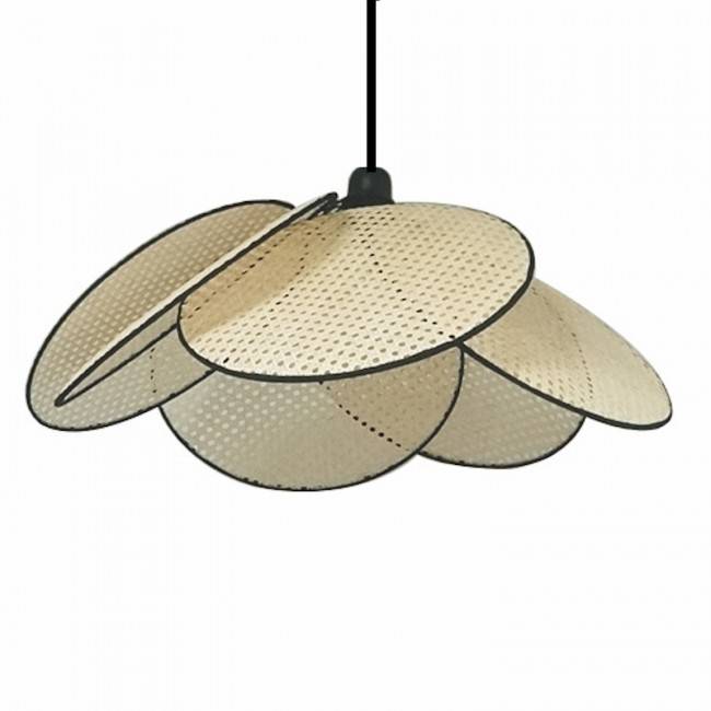 Suspension cannage en rotin Fleur