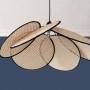 Suspension cannage en rotin Fleur