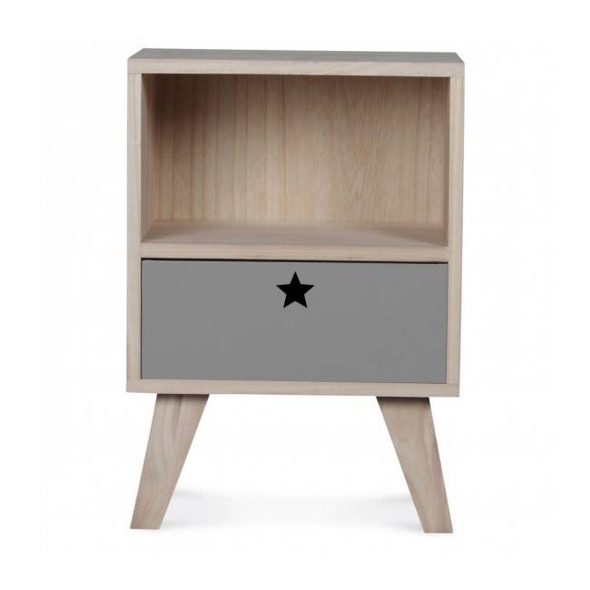 Table de chevet en bois enfant
