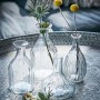 Mini vase soliflore en verre rétro