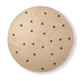 Tapis de jute rond Ferm Living