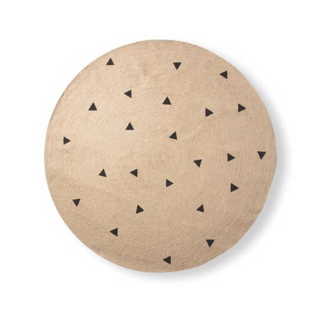 Tapis de jute rond Ferm Living