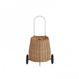 Panier enfant à roulettes Luggy Olli Ella - Rotin naturel